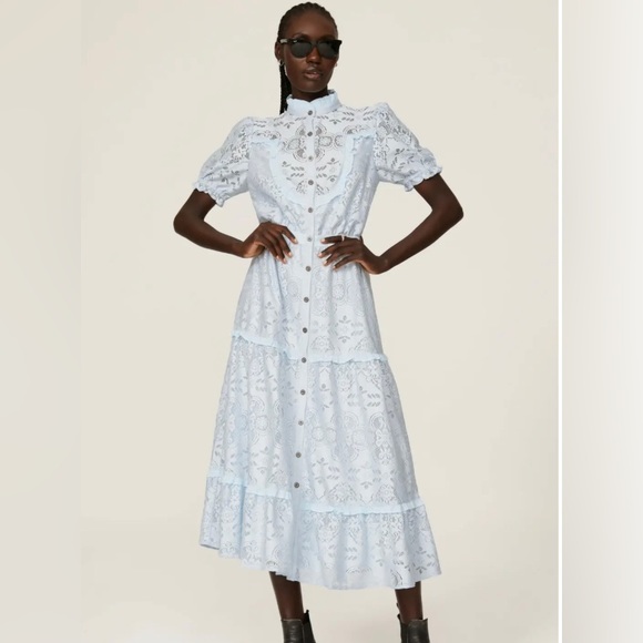 Pamela Love x RTR Blue Victoria Dress - Picture 5 of 13